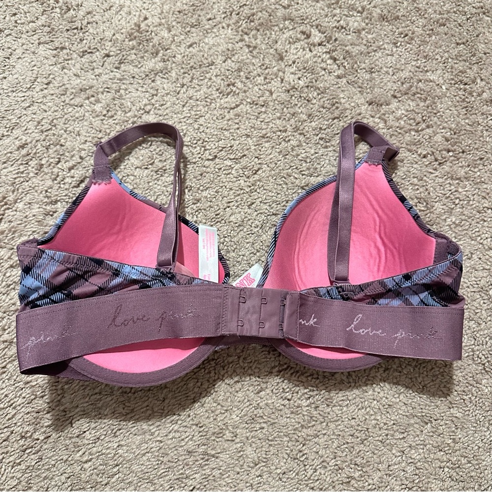 GUC Victoria Secret Plaid “Pink” Bra - Picture 2 of 3